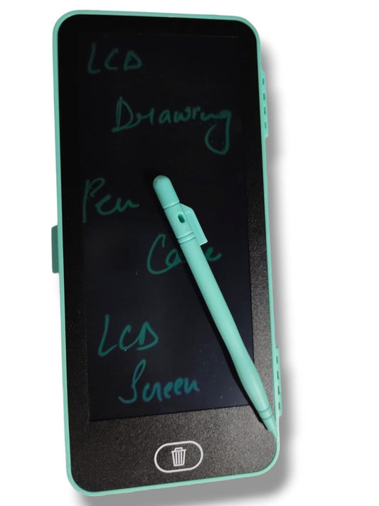 LCD Drawing Pen Case Easy Writing with Eye Protection, Lock Screen, Large Space LCD Drawing Pen Case-One Key Erase