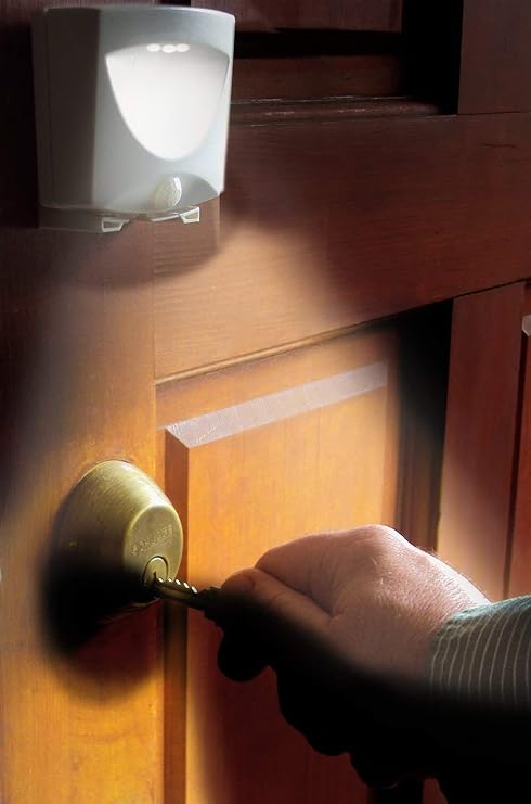 Indoor and Outdoor LED Motion and Light Sensor Activated - Wireless - Battery Powered - Night Light (Imported)