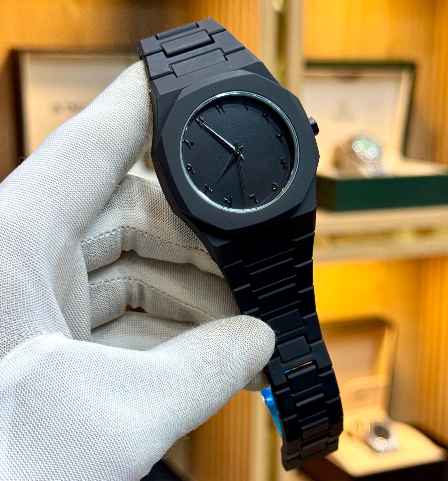 Full Black AURA Quartz Analog Watch